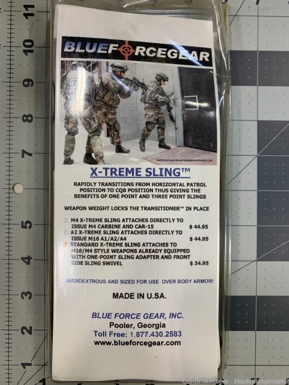 Blue Force Gear X-Treme Sling Standard M16/M4 Coyote-img-0