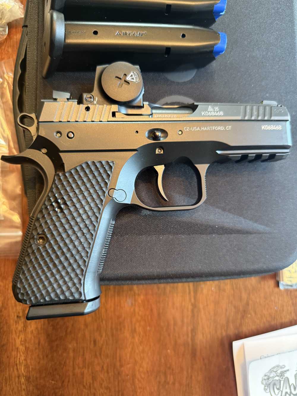 Cajun Custom Pro Pkg CZ Shadow 2 Carry Vortex Defender NS FREE SHIP -img-3
