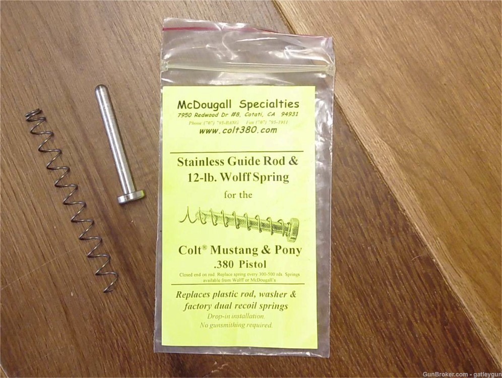 Colt Mustang .380 (Stainless Guide Rod & Spring)-img-0