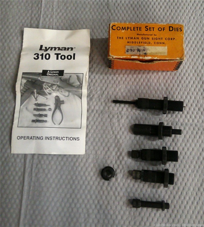 Lyman 5 Piece Dies 38/357 CAL DA -img-0