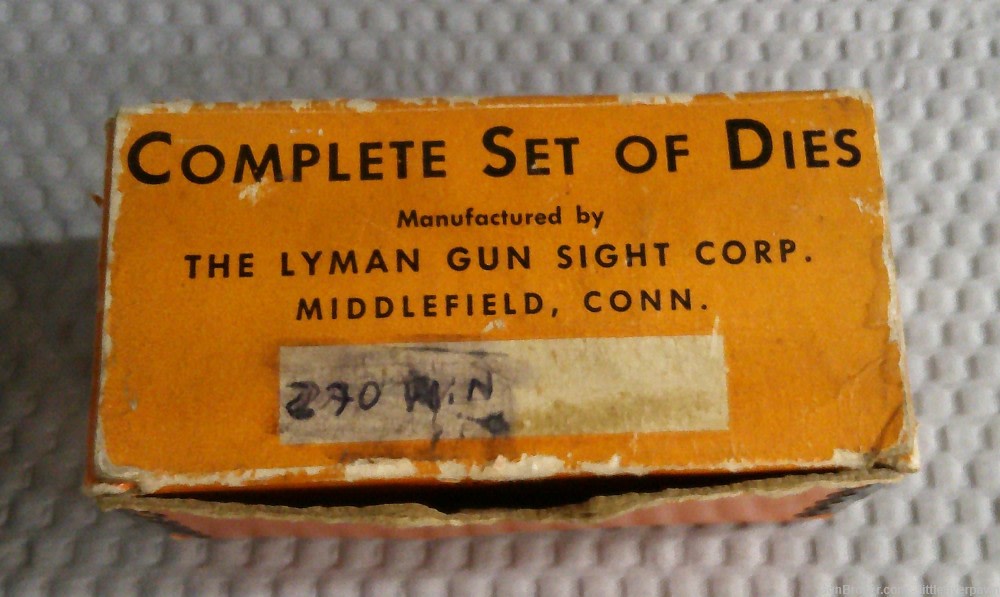 Lyman 5 Piece Dies 38/357 CAL DA -img-1