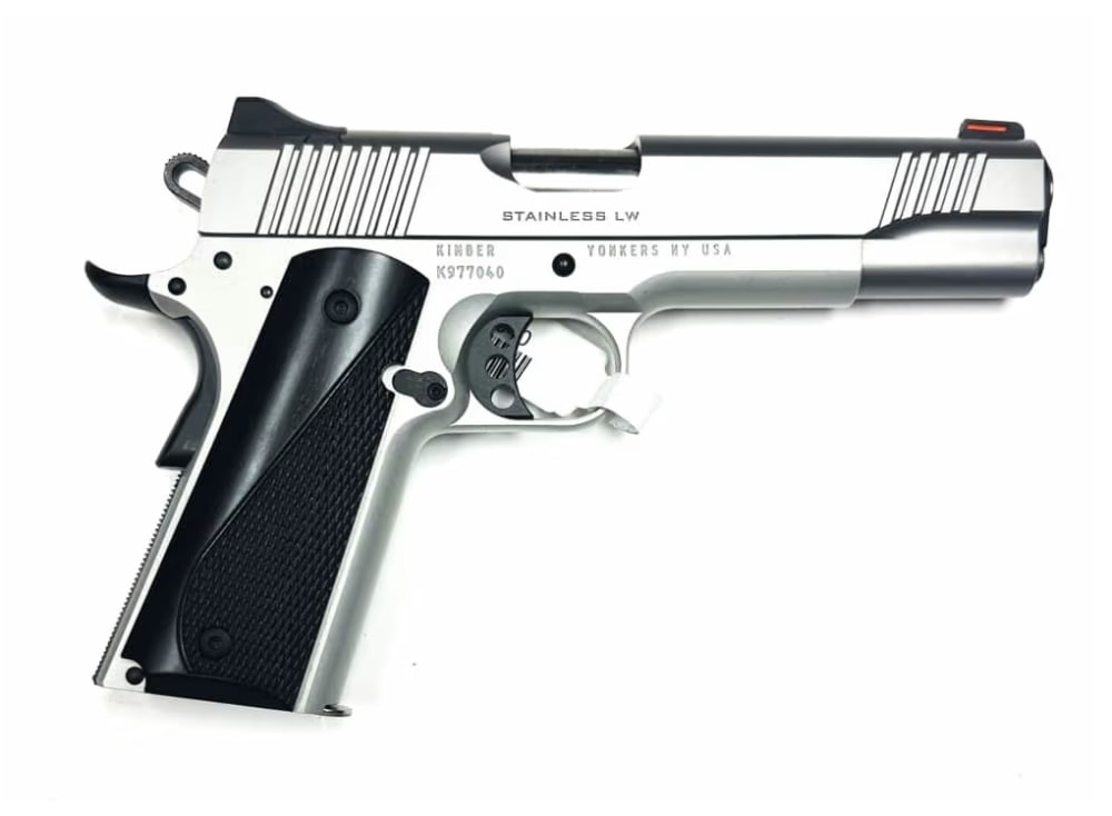 Kimber Stainless LW Arctyic .45 ACP, 5" barrel, silver, 8+1-img-1