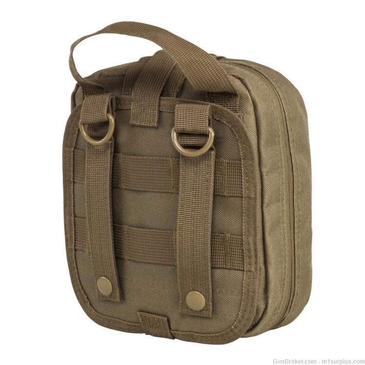 VISM Molle Compatible Tactical Tan EMT Pouch For Storing Medical Kit-img-1