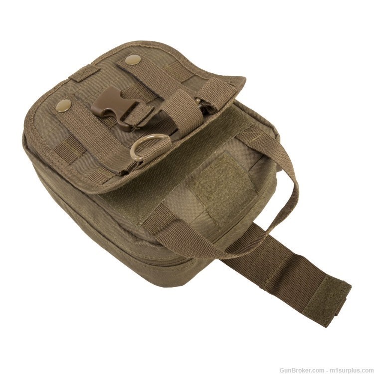 VISM Molle Compatible Tactical Tan EMT Pouch For Storing Medical Kit-img-2