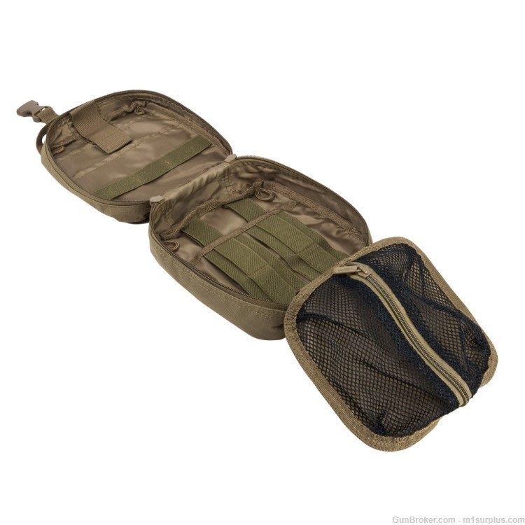 VISM Molle Compatible Tactical Tan EMT Pouch For Storing Medical Kit-img-3