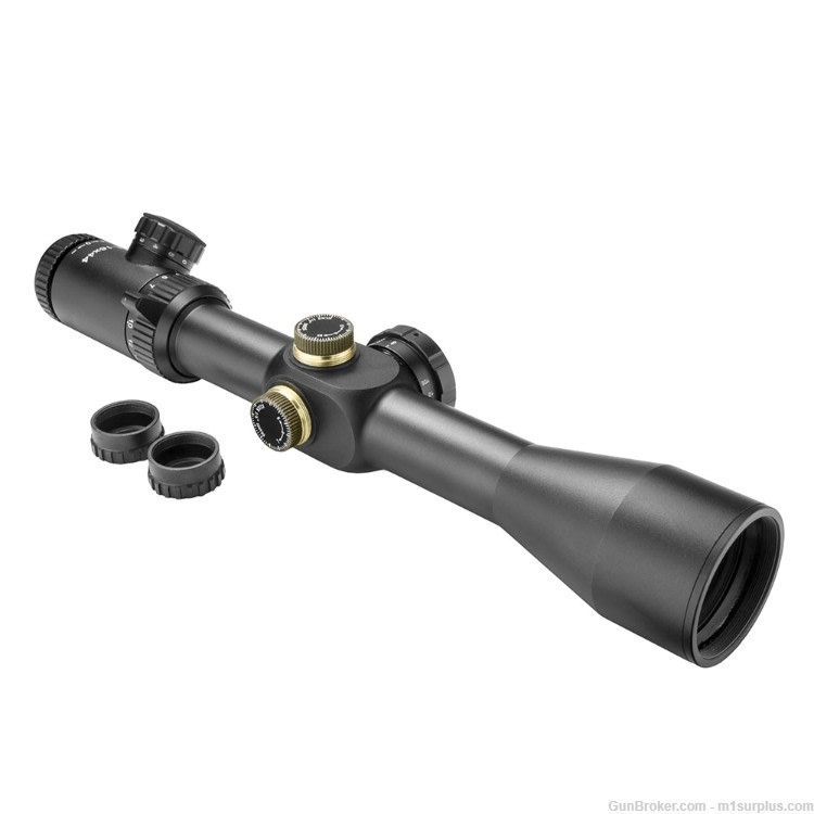 STR 30mm Series 4-16x44 Scope w/ Ring Mounts for Bergara BMR BXR .22 Rifle-img-3