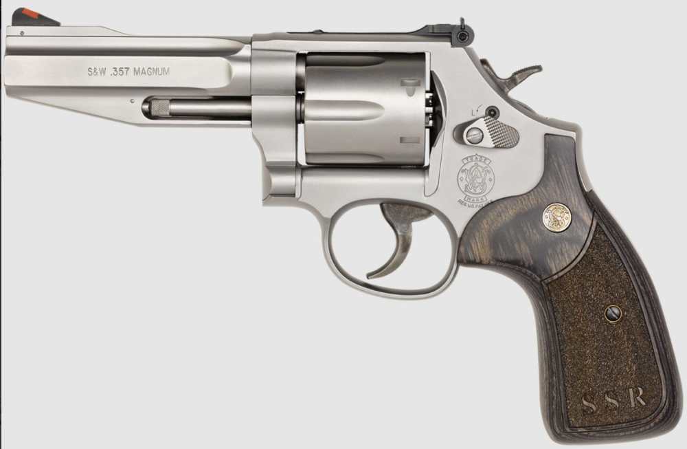 Smith & Wesson 686 SSR Pro Series .357 Magnum, 4" barrel, Stainless, Wood-img-0