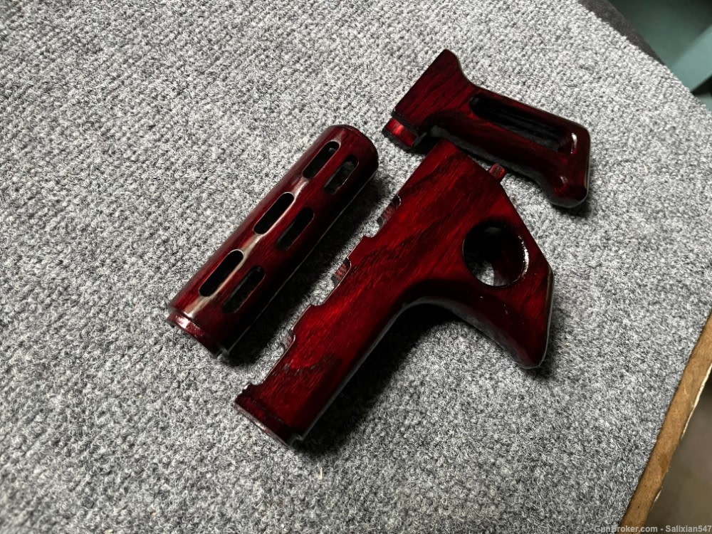 Custom M70 Thumbhole Slot Vented Hand Guard Set + Skeletonized Pistol Grip-img-8