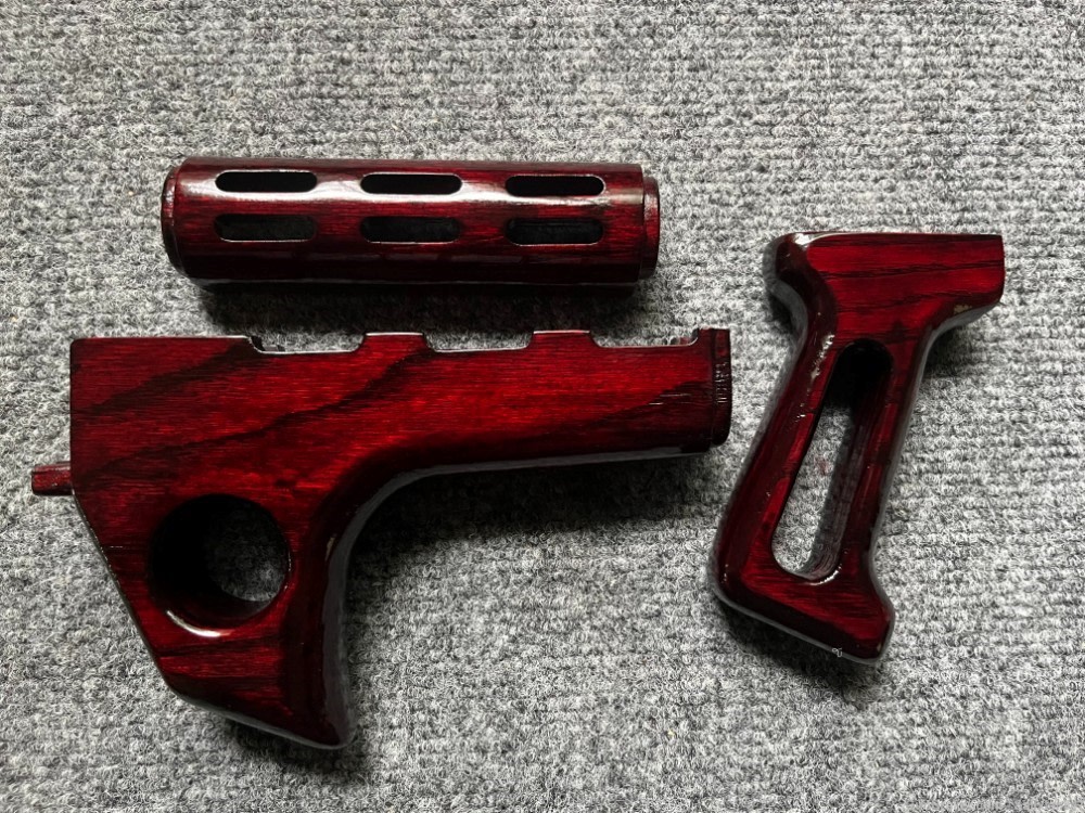 Custom M70 Thumbhole Slot Vented Hand Guard Set + Skeletonized Pistol Grip-img-3