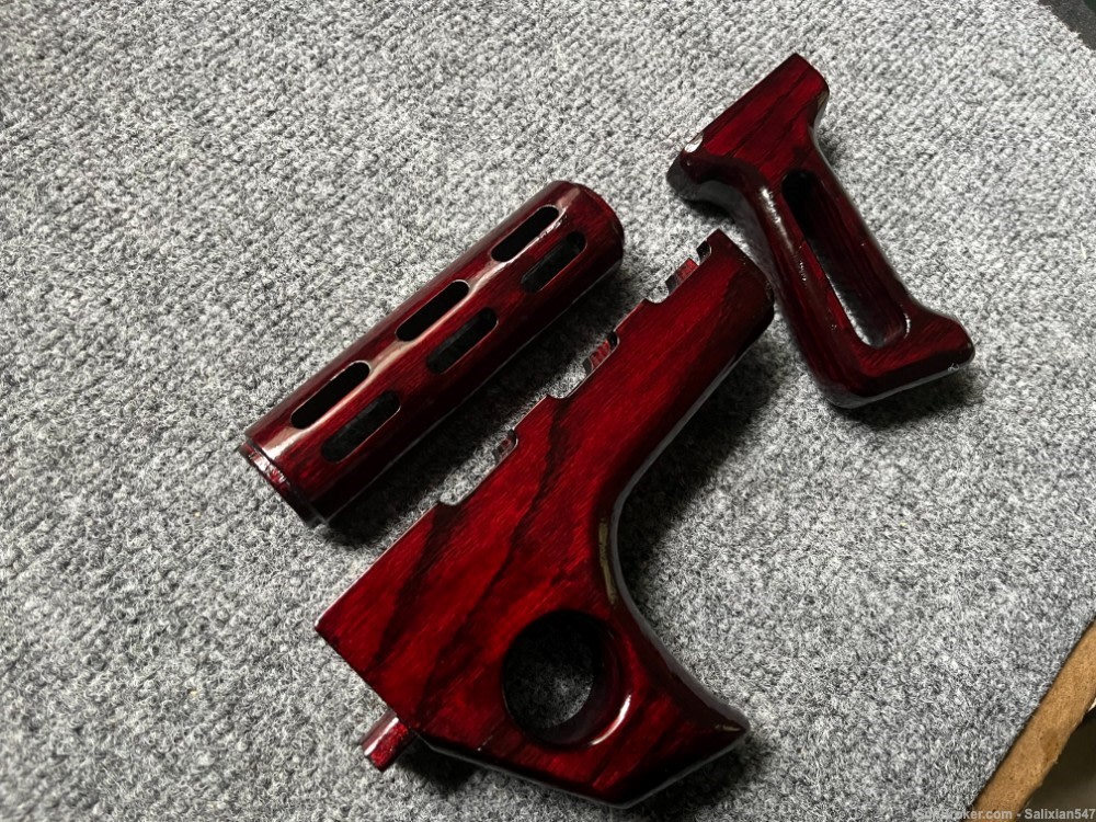Custom M70 Thumbhole Slot Vented Hand Guard Set + Skeletonized Pistol Grip-img-6