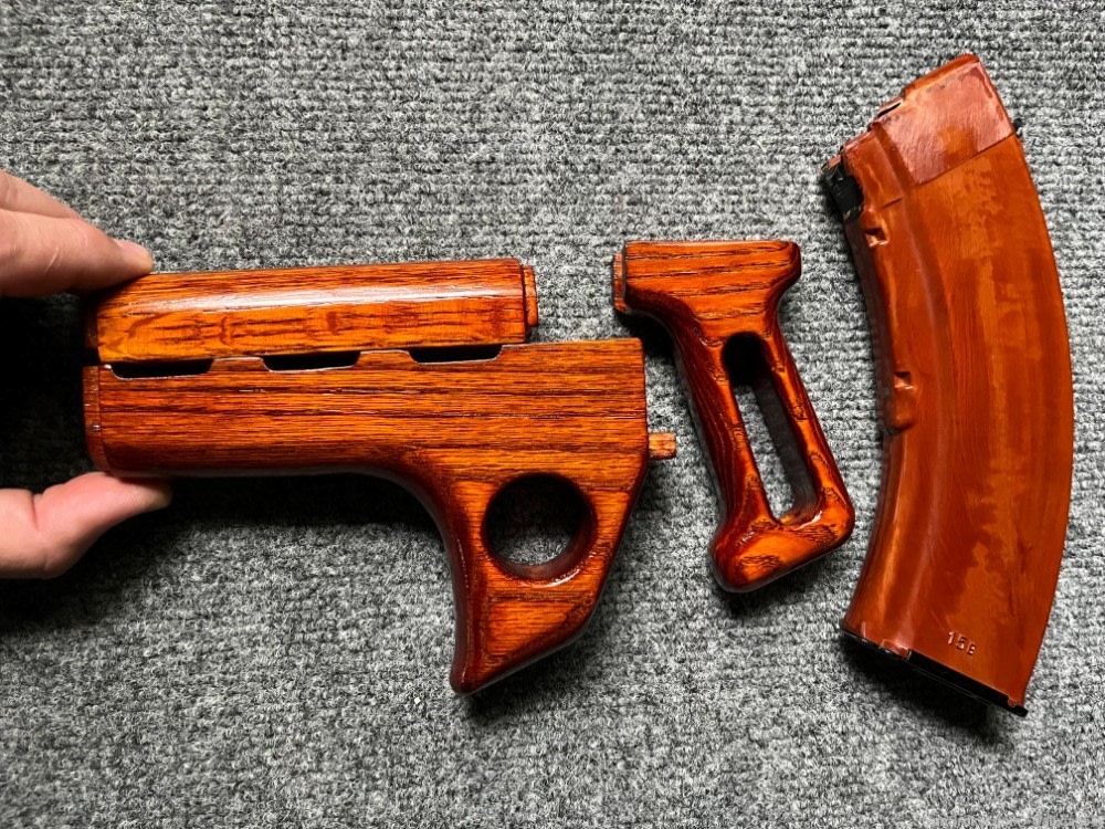 Custom M70 Thumbhole Hand Guard Set + Skeletonized Pistol Grip-img-0