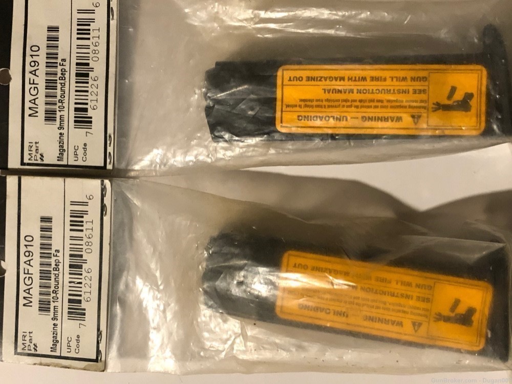 Desert Eagle fast action 9mm 10 round magazines- new old stock -img-2
