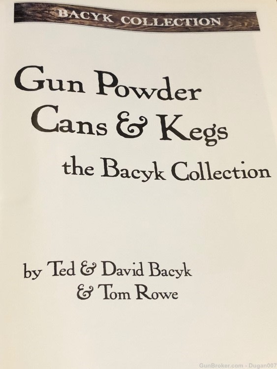 Gun Powder Cans and Kegs hardcover book -img-1