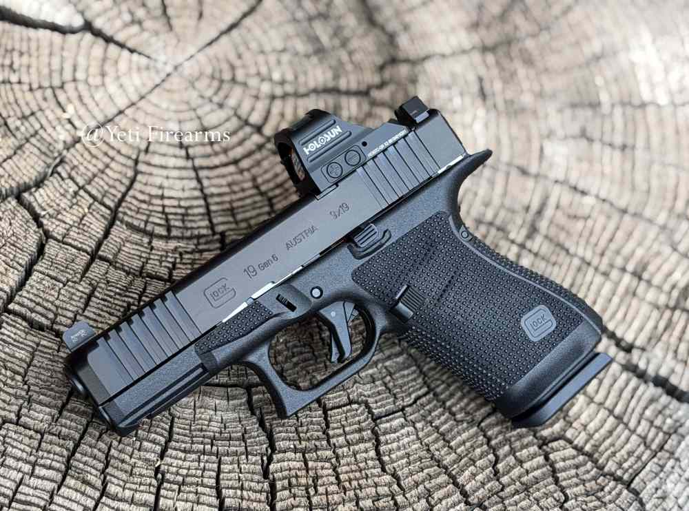 Glock 19 Gen 6 ORS 9mm W/ Holosun 507C Green 15rnd Mags Optic Ready G19 G6 -img-2