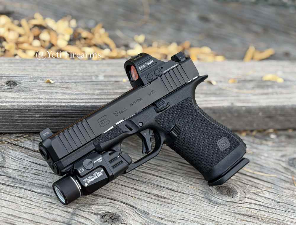 Glock 19 Gen 6 ORS 9mm W/ Holosun 507C Green Streamlight TLR-7 HL-X 15rnd  -img-0