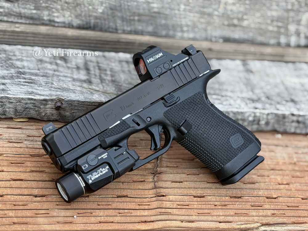 Glock 19 Gen 6 ORS 9mm W/ Holosun 507C Green Streamlight TLR-7 HL-X 15rnd  -img-2