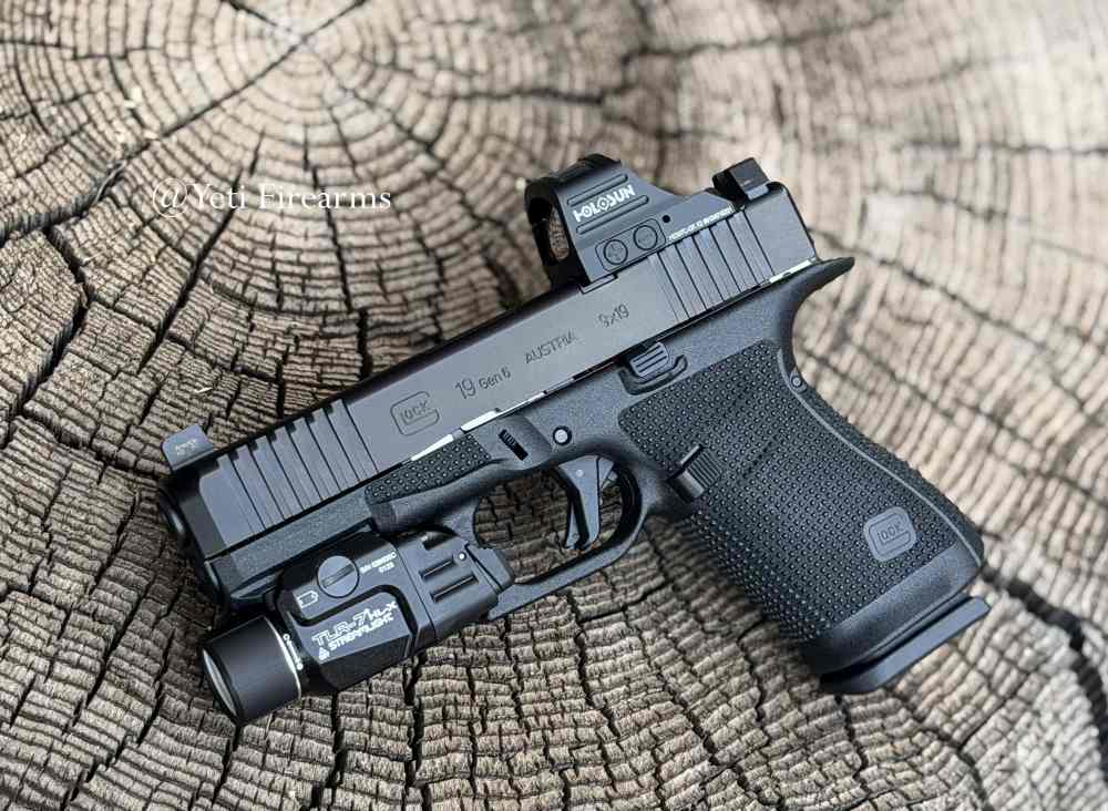 Glock 19 Gen 6 ORS 9mm W/ Holosun 507C Green Streamlight TLR-7 HL-X 15rnd  -img-4