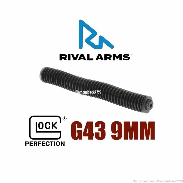 RIVAL ARMS Guide Rod Assembly Stainless Steel for GLOCK 43 43x 48  9mm-img-0