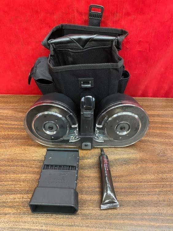 AK-74 Tantal Dual Drum 95rd 5.45x39 Magazine Mag Clip-img-0