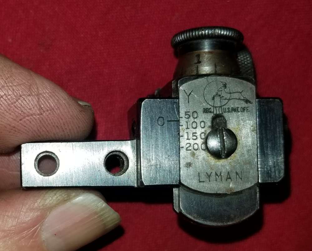 Lyman 57ES receiver sight Winchester or Remington -img-3