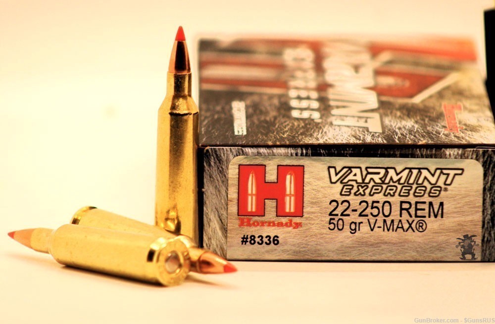 Hornady VARMINT EXPRESS- 22-250 Varmint V-Max 50 Grain 20 Rds-img-2