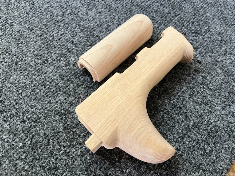Custom Rear Fin Style AKM Wood Hand Guard Set AK47 WASR MAK90 SAM7-img-5