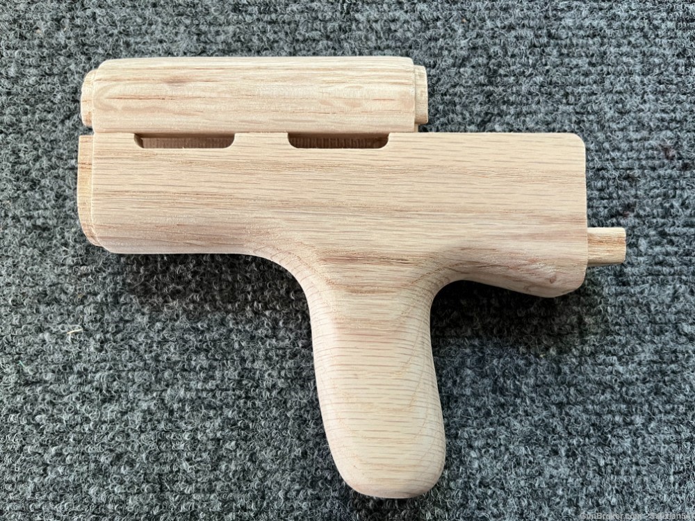 Custom Reverse Dong Style Underfolding AKM Wood Hand Guard Set AK47 WASR -img-2