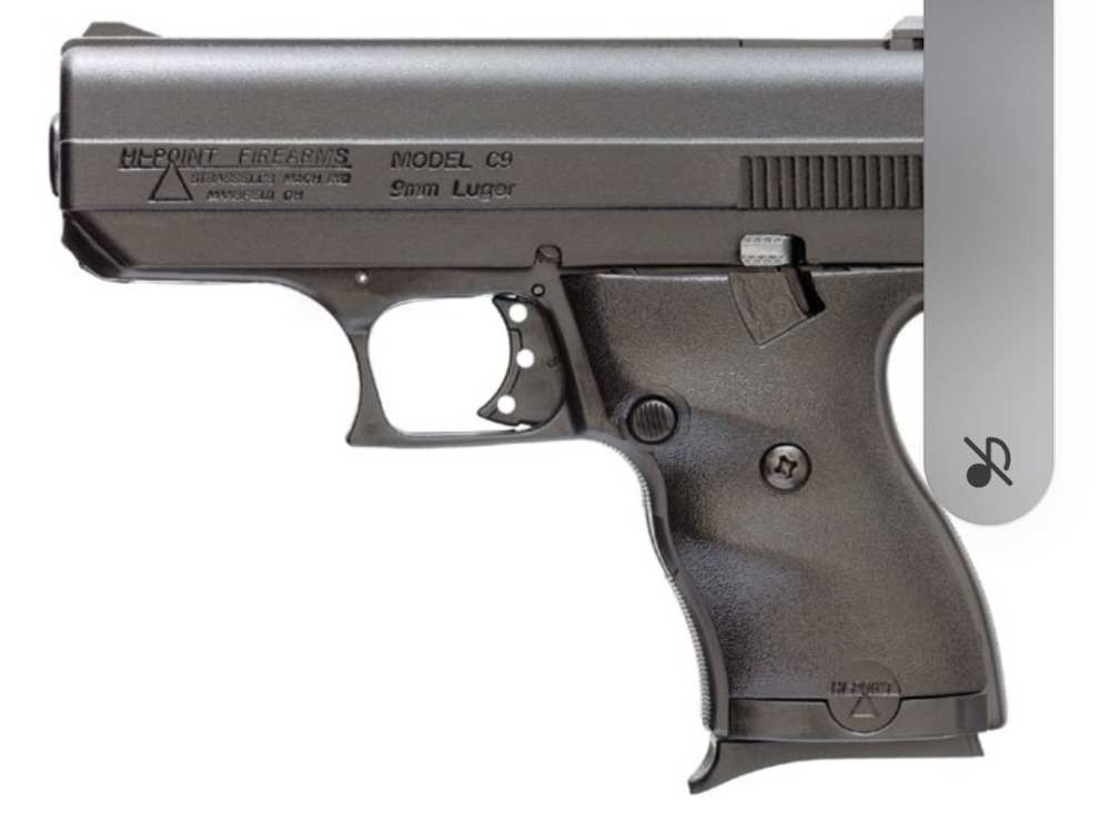Hi-Point C9 9mm Luger 3.5in Black Pistol - 8+1 Rounds-img-1