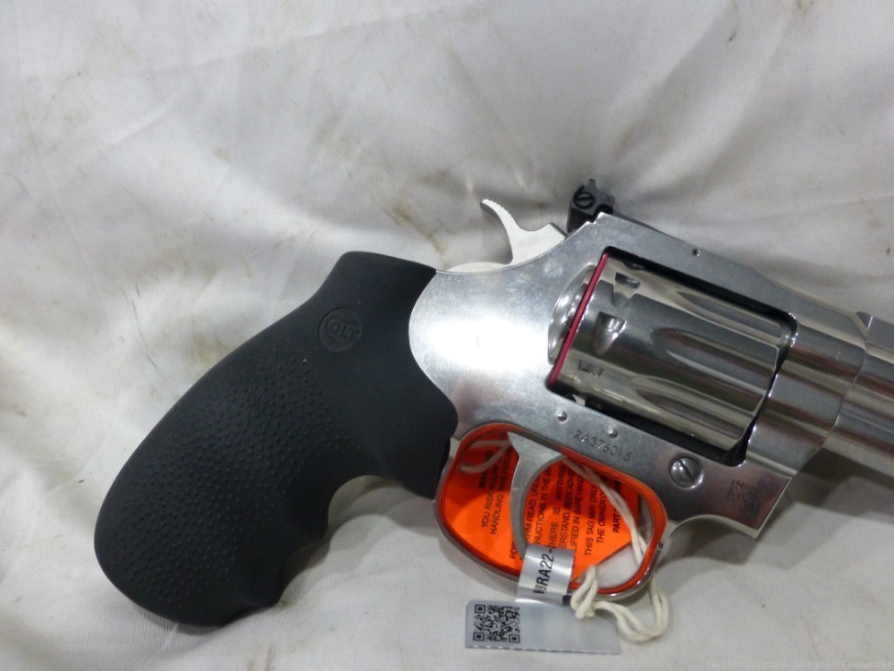 NIB Colt King Cobra Model D 22 LR 10 Shot Cylinder 6" KCOBRA22-SP6RFO-img-1
