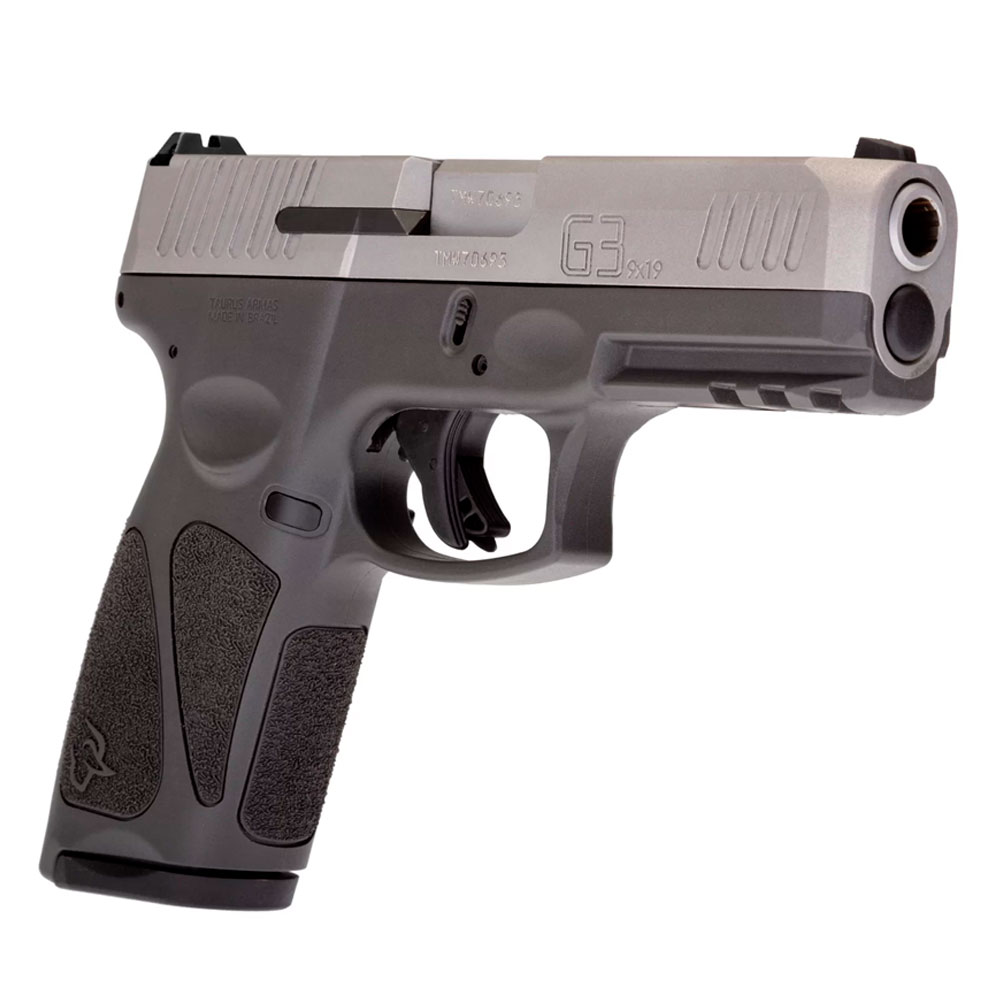 TAURUS G3 9mm Luger 4in 15/17rds Gray/Stainless Steel Pistol (1-G3B949G)-img-2