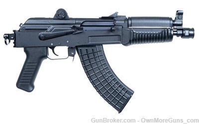 Arsenal SAM7K-44, Semi-automatic Pistol, AK, 7.62X39, 8.5" Hammer Forged Bl-img-0