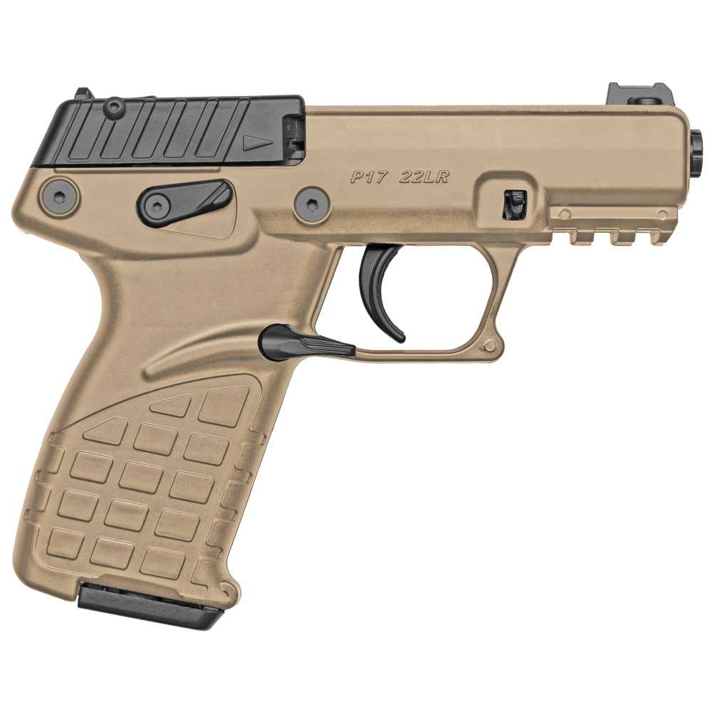 Kel-Tec P17 Single Action Semi-Auto Polymer Frame Pistol Compact 22LR 3.8"-img-1