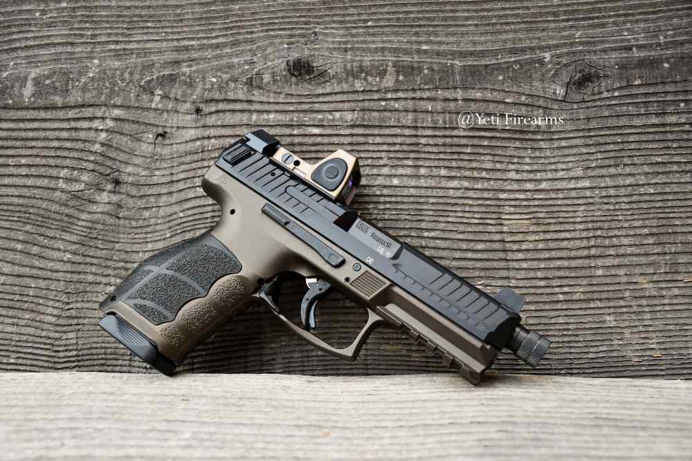 Heckler & Koch VP9A1 K Tactical 9mm W/ Trijicon RMR HRS Midnight Bronze-img-7