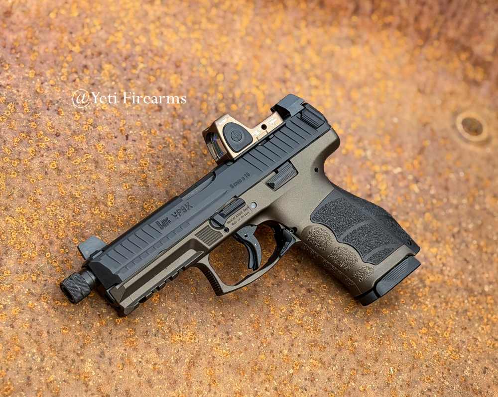 Heckler & Koch VP9A1 K Tactical 9mm W/ Trijicon RMR HRS Midnight Bronze-img-0