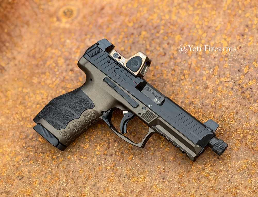 Heckler & Koch VP9A1 K Tactical 9mm W/ Trijicon RMR HRS Midnight Bronze-img-1