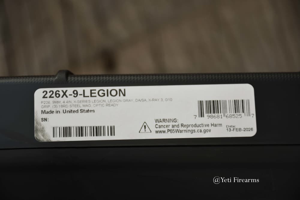 Sig Sauer P226-X Legion Optic Ready 9mm 3x 18 Round Mags 226X-9-LEGION-img-13
