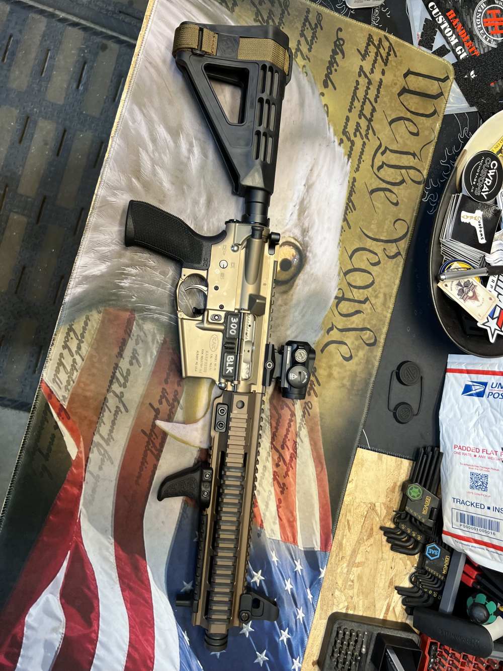 10.5in (300 BLK) Wilson Combat & KAK FDE ANODIZED AR15 Pistol -CWRAY-img-85
