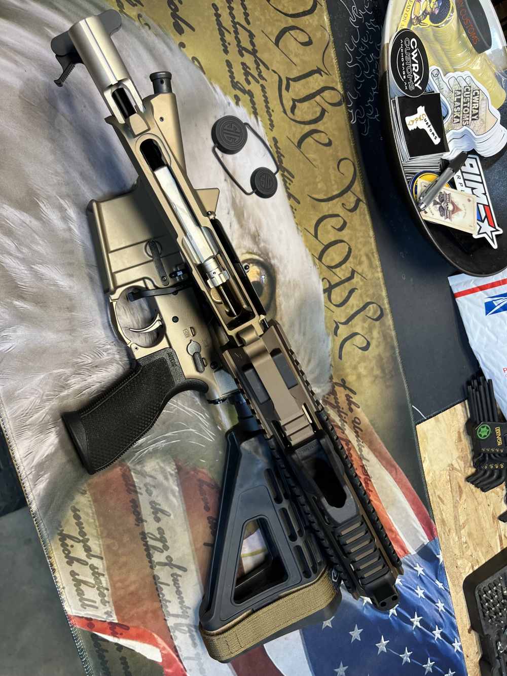 10.5in (300 BLK) Wilson Combat & KAK FDE ANODIZED AR15 Pistol -CWRAY-img-105