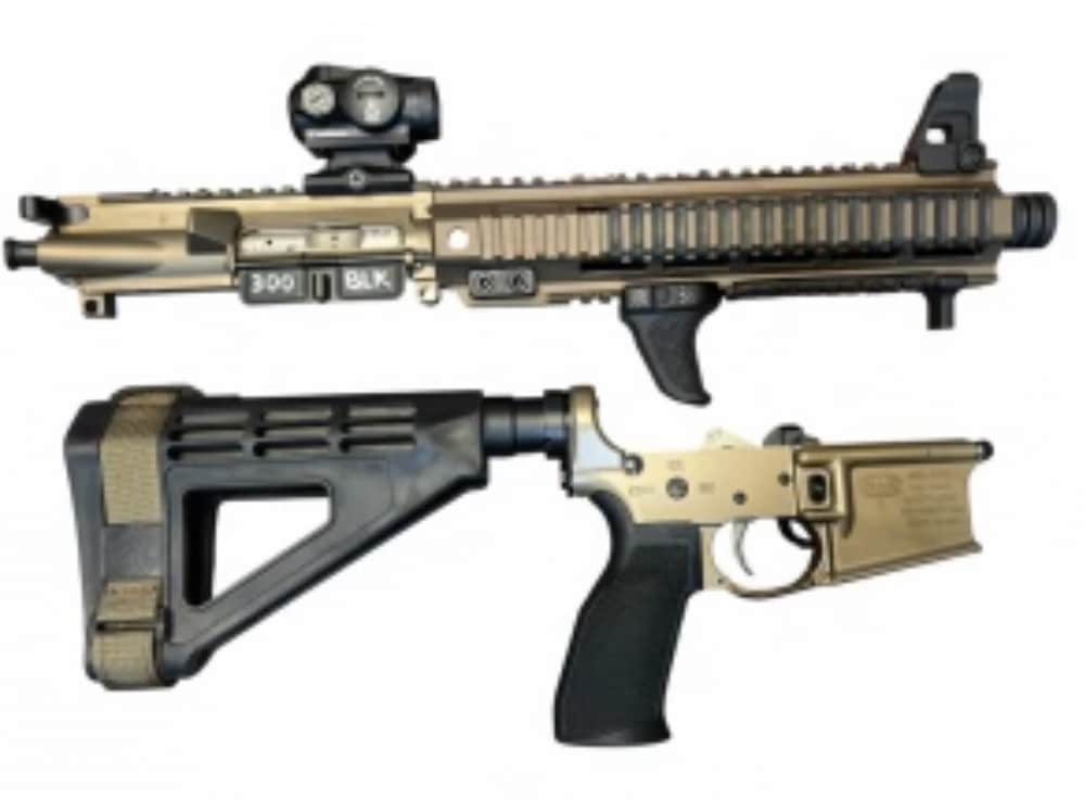 10.5in (300 BLK) Wilson Combat & KAK FDE ANODIZED AR15 Pistol -CWRAY-img-3
