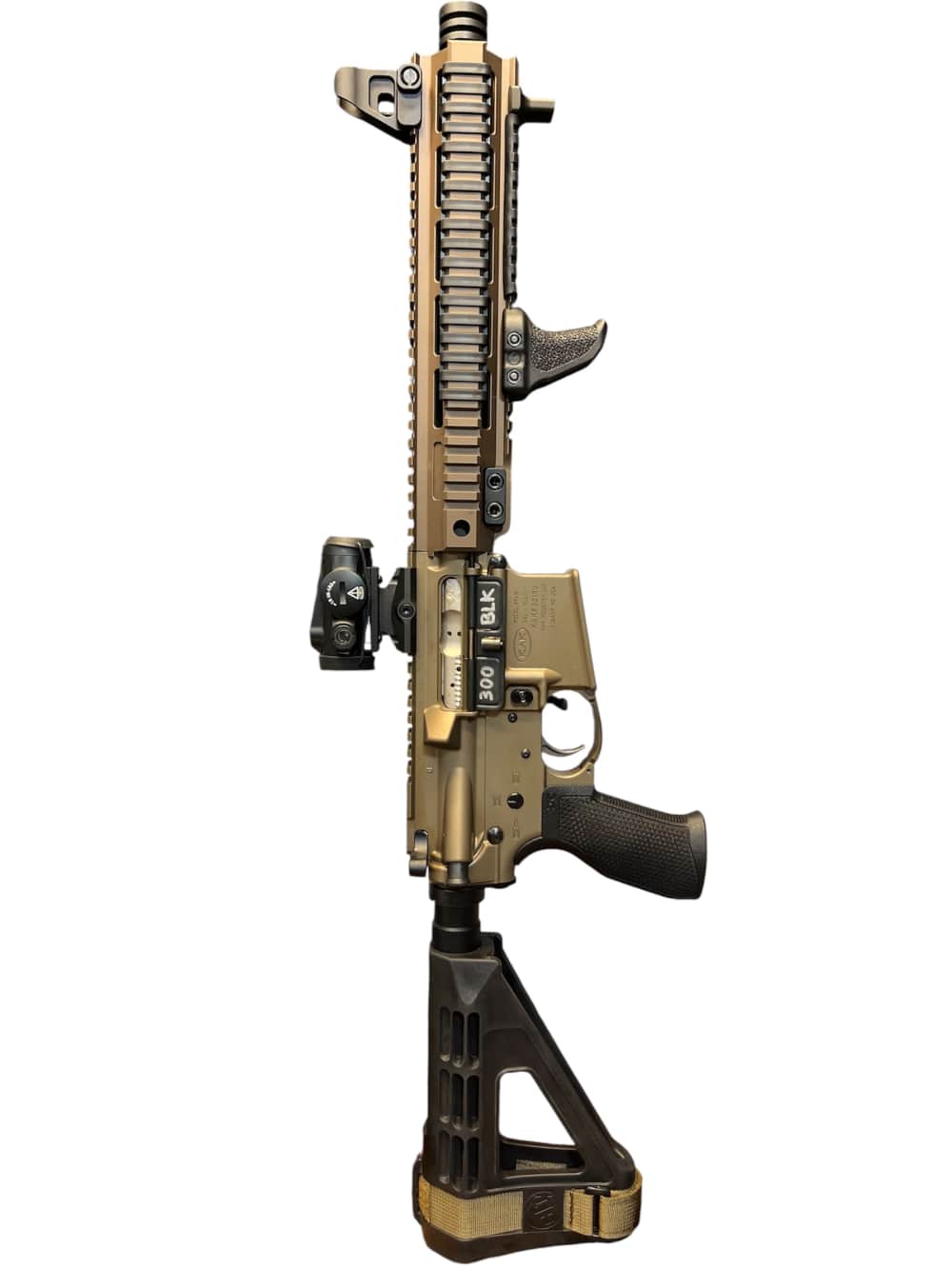 10.5in (300 BLK) Wilson Combat & KAK FDE ANODIZED AR15 Pistol -CWRAY-img-73