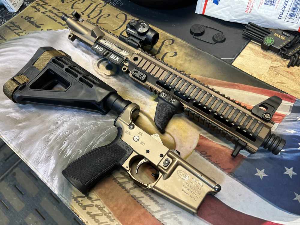 10.5in (300 BLK) Wilson Combat & KAK FDE ANODIZED AR15 Pistol -CWRAY-img-102