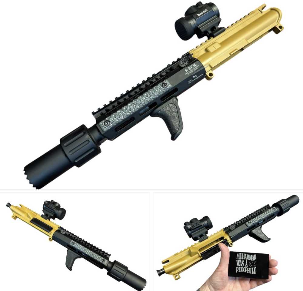 7in (300BLK) RAL8K Aero, BCM, BA & MWI AR15 Pistol Upper -CWRAY-img-2