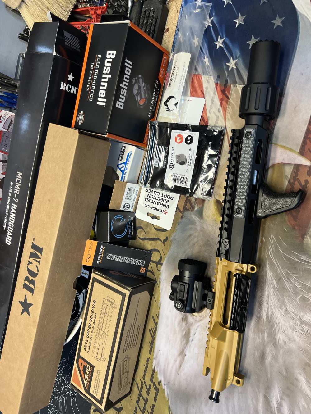 7in (300BLK) RAL8K Aero, BCM, BA & MWI AR15 Pistol Upper -CWRAY-img-15