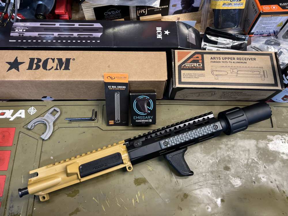 7in (300BLK) RAL8K Aero, BCM, BA & MWI AR15 Pistol Upper -CWRAY-img-46