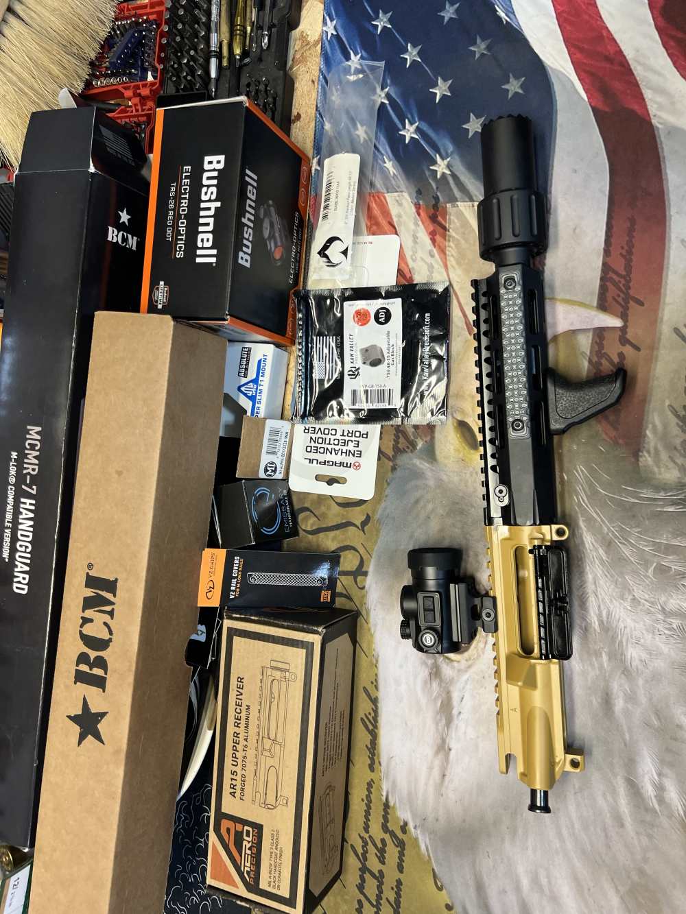7in (300BLK) RAL8K Aero, BCM, BA & MWI AR15 Pistol Upper -CWRAY-img-14