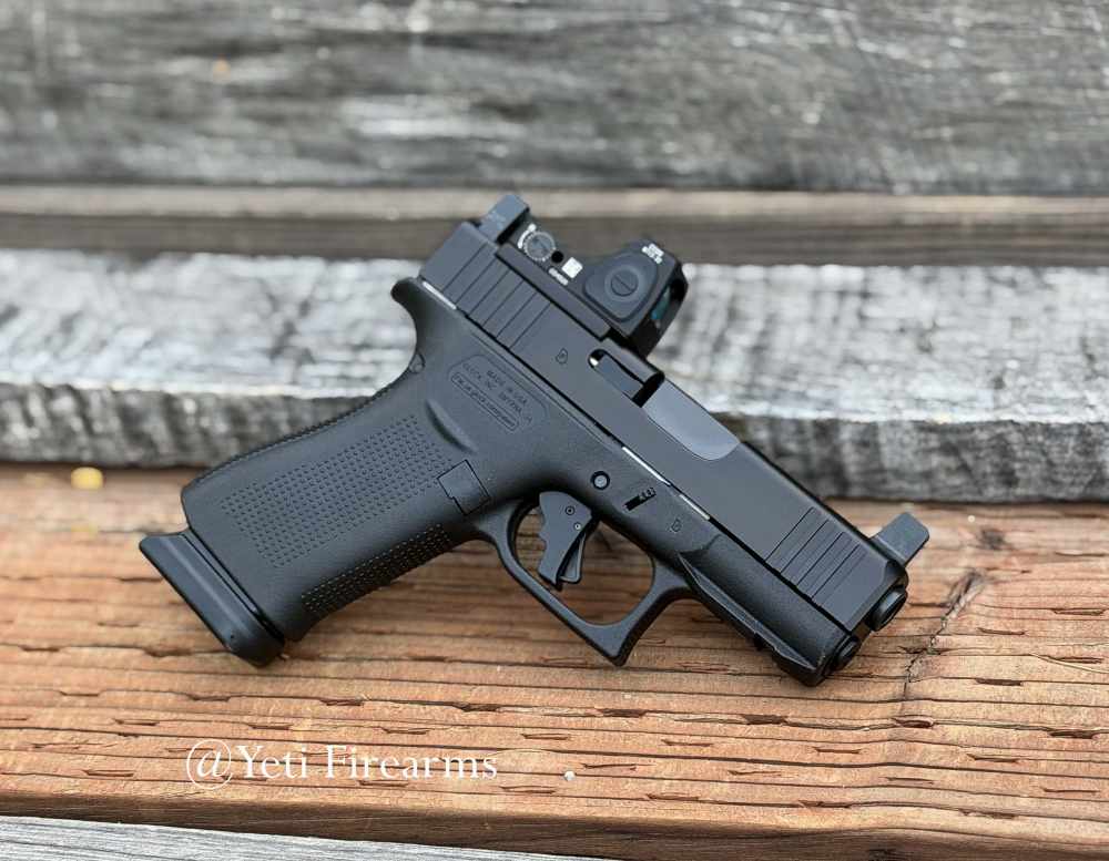 Glock 43x MOS 9mm W/ RMRcc 3.25 MOA CHPWS Apex Trigger Tall Sights 15 Round-img-1