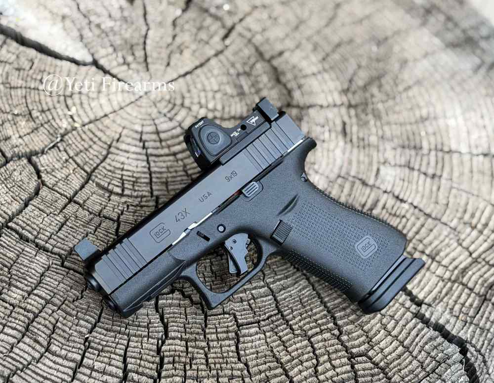 Glock 43x MOS 9mm W/ RMRcc 3.25 MOA CHPWS Apex Trigger Tall Sights 15 Round-img-4