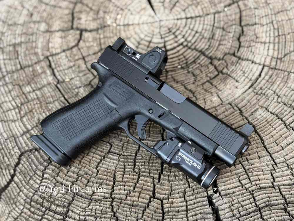Glock 48 MOS 9mm W/ RMRcc 3.25 MOA CHPWS Tall Sights TLR-7 HL-X 15 Round-img-3