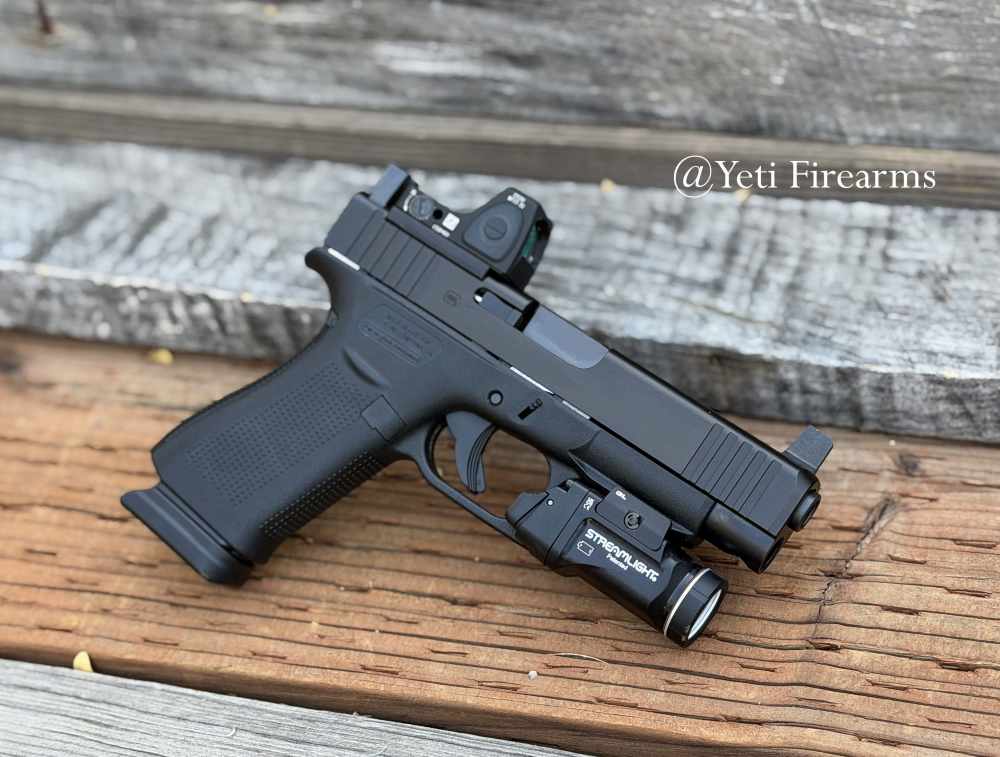 Glock 48 MOS 9mm W/ RMRcc 3.25 MOA CHPWS Tall Sights TLR-7 HL-X 15 Round-img-1