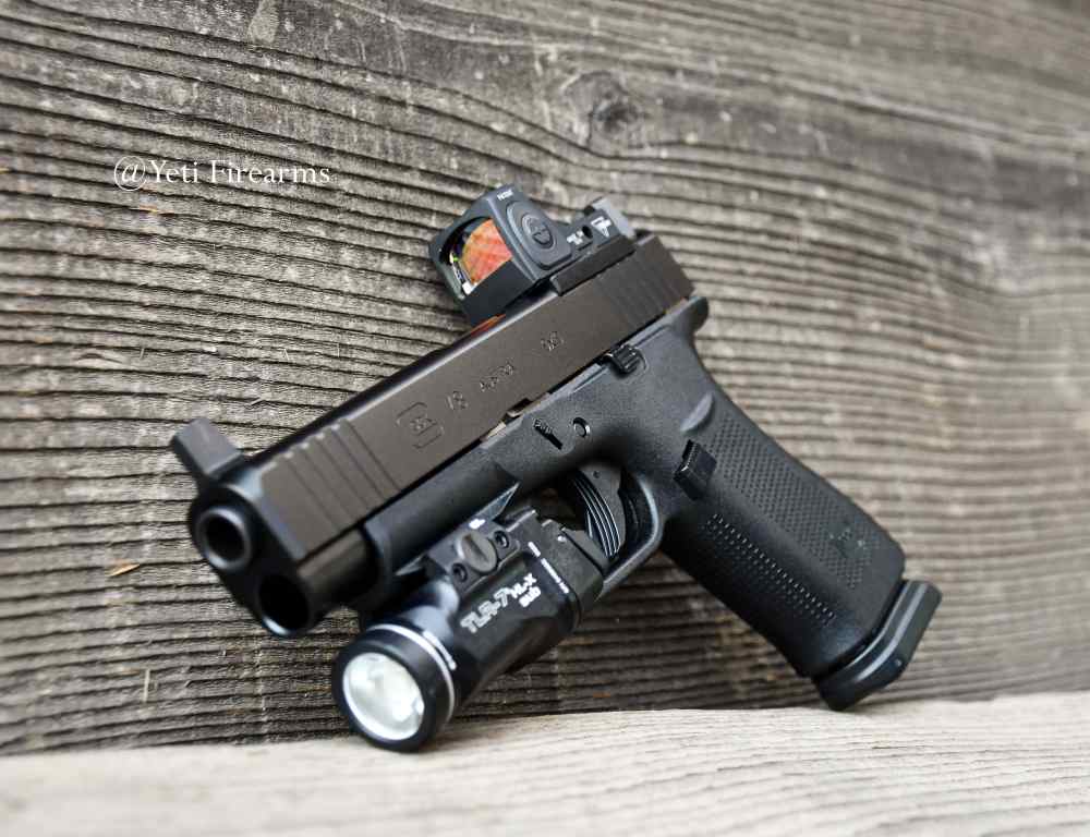 Glock 48 MOS 9mm W/ RMRcc 3.25 MOA CHPWS Tall Sights TLR-7 HL-X 15 Round-img-4
